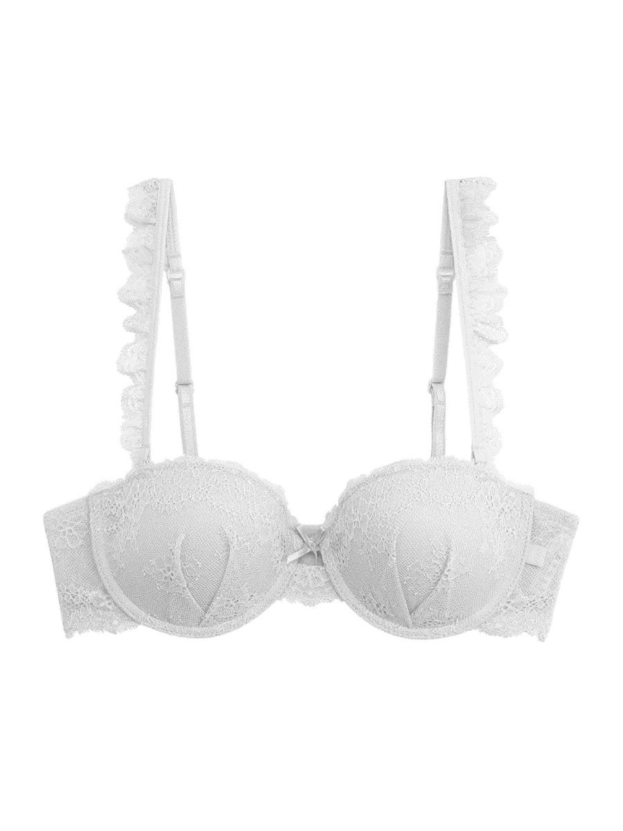 ELLE LINGERIE BRASSIERE MOLDED BRA LB6565 WHITE