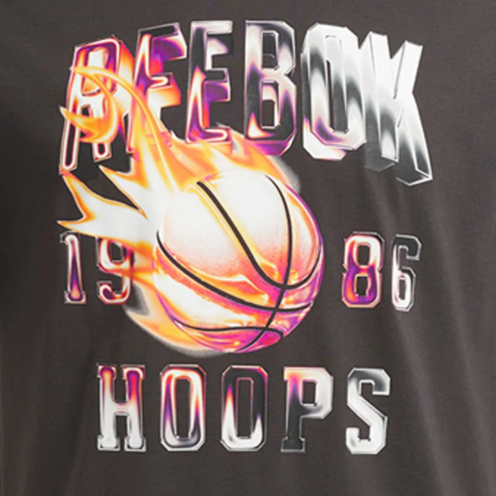 REEBOK Men T-Shirt Basketball On Fire Black - RE099AP155EHTH