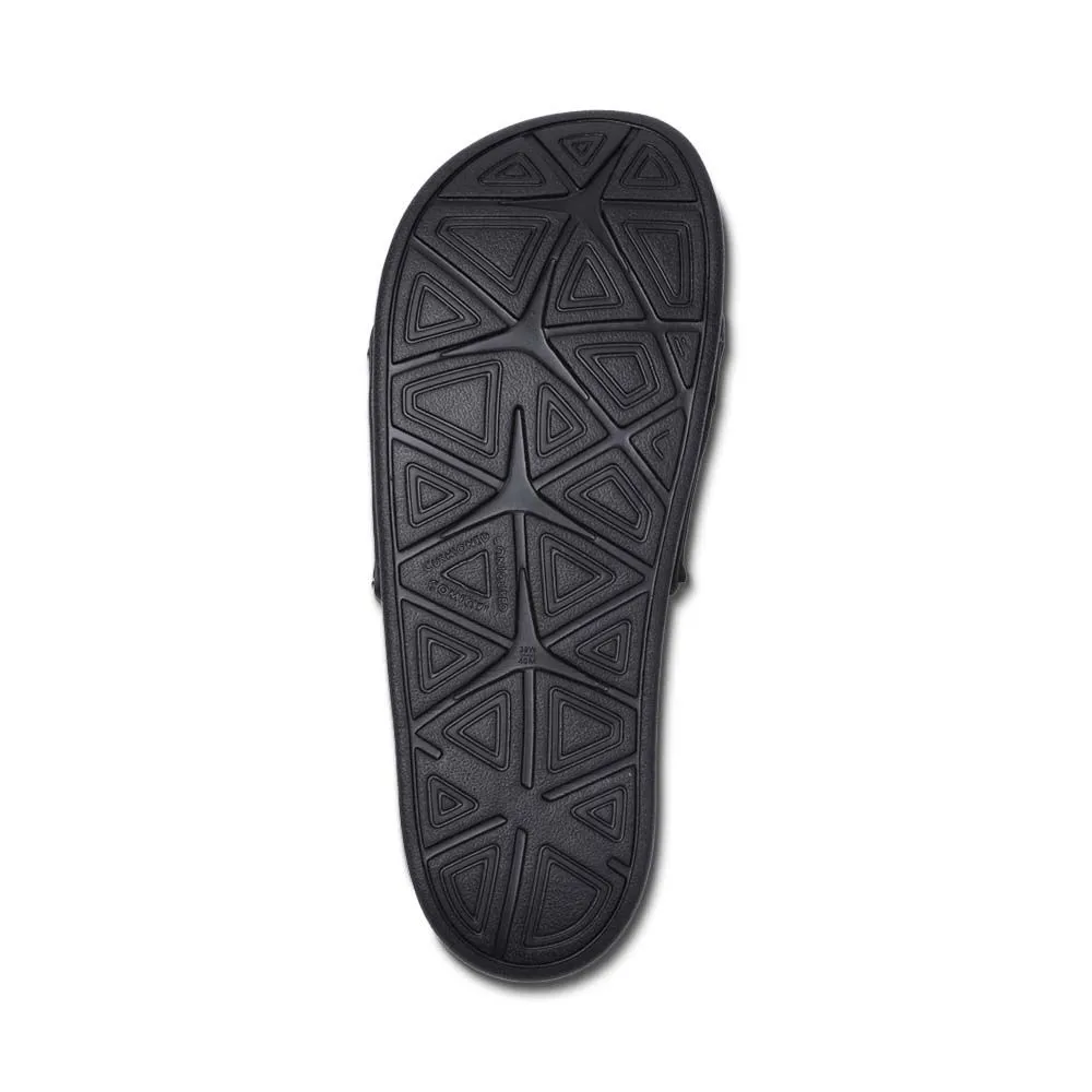 HUSH PUPPIES Women's Shoes Model Jose HP PWSFQ7061A - BLACK Sandals Slides