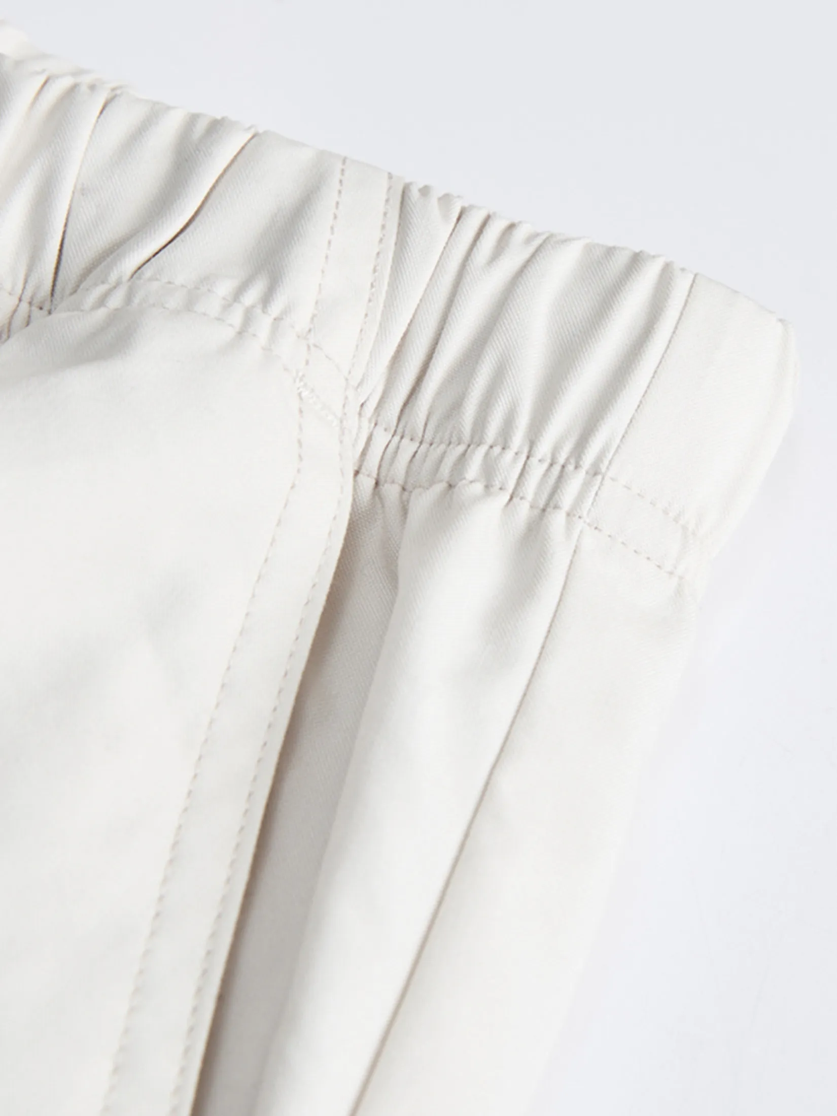 GIORDANO Men s  Online Exclusive Elastic Waist Cargo Pants (Korea) Beige White