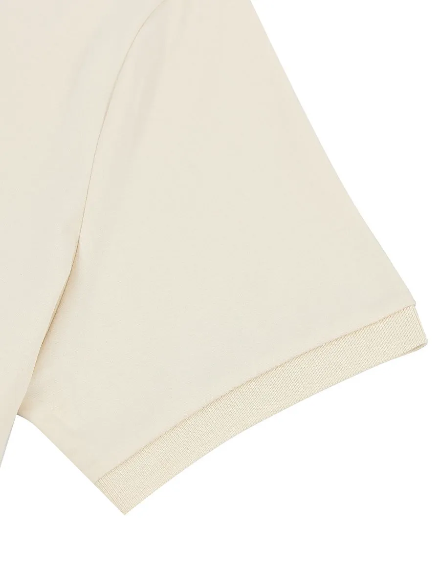 GIORDANO Men's Liquid Touch Polo Whitecap Gray Khaki