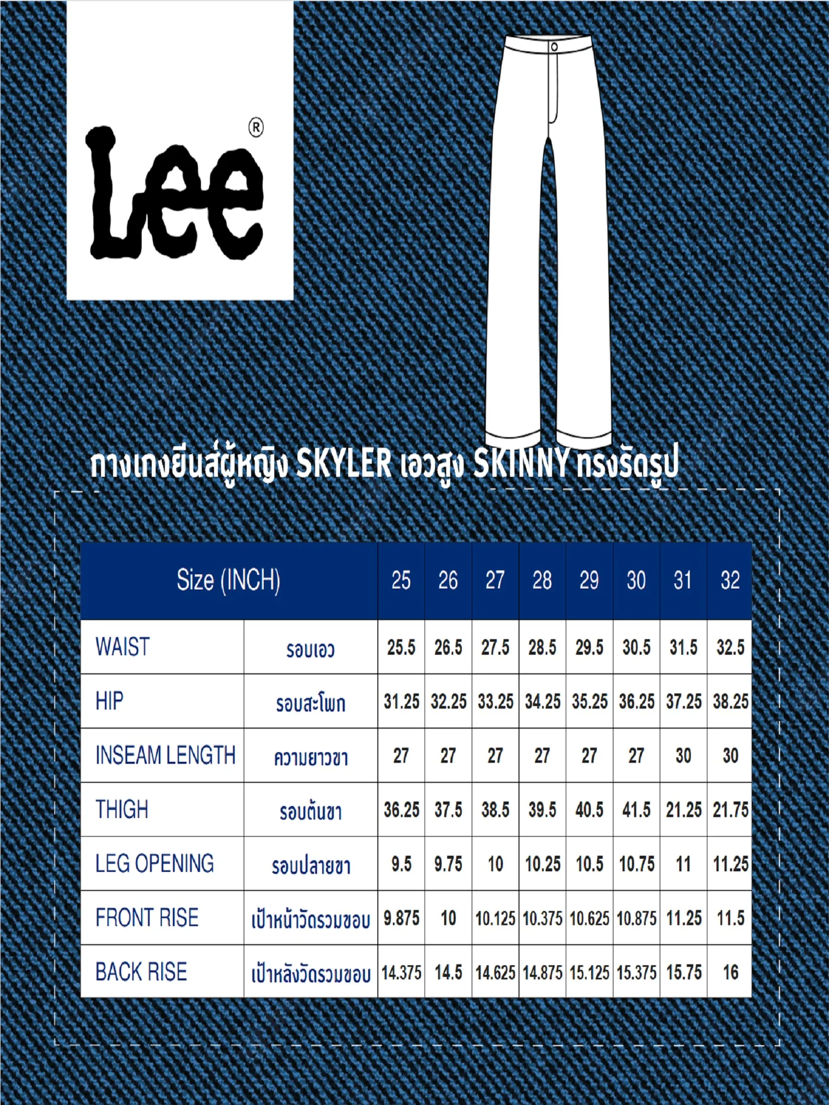 LEE Women s Jeans High Skyler Fit Black