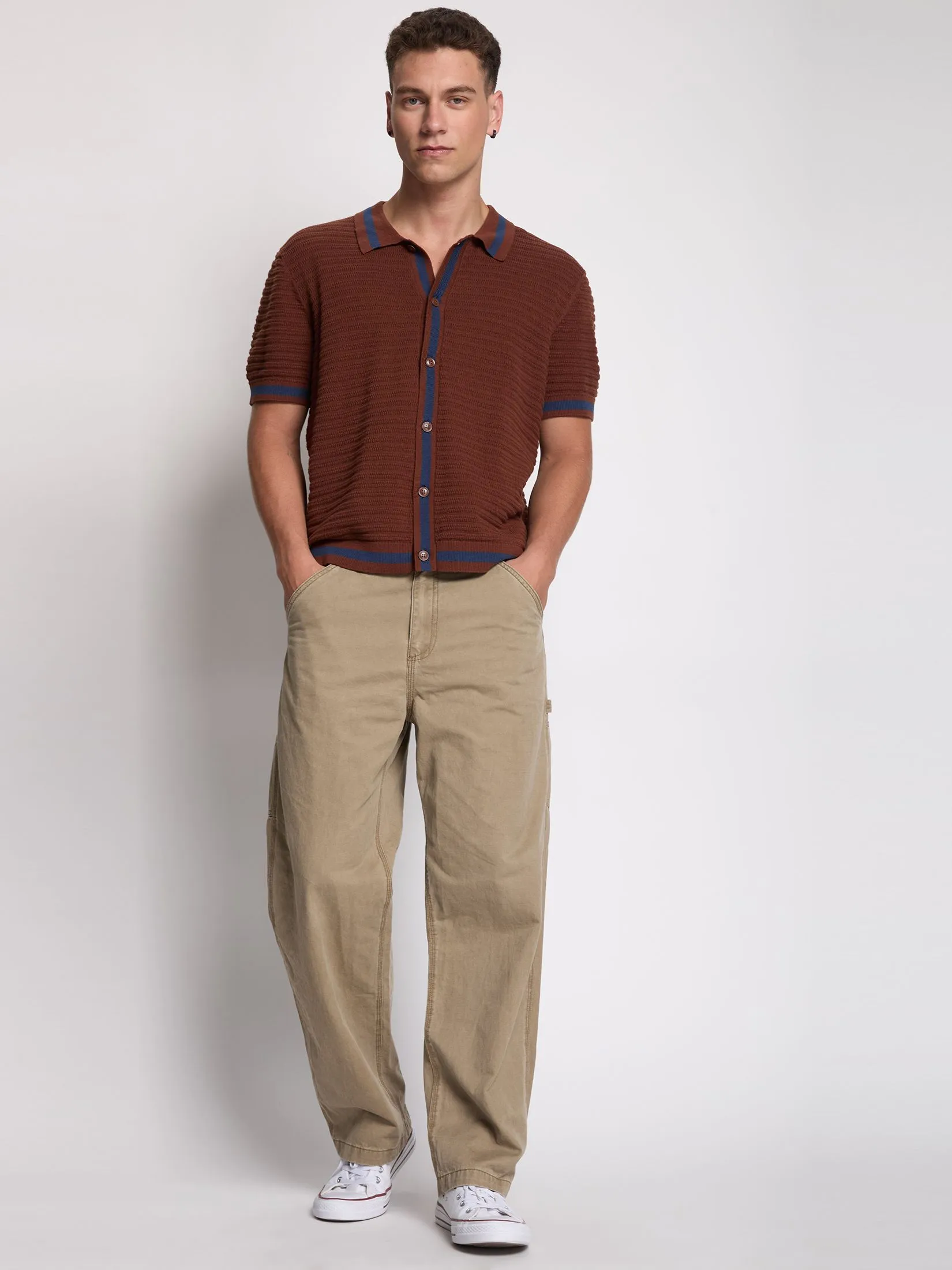 DEFRY 01 Men Sweater Short Sleeves 2507EASM069