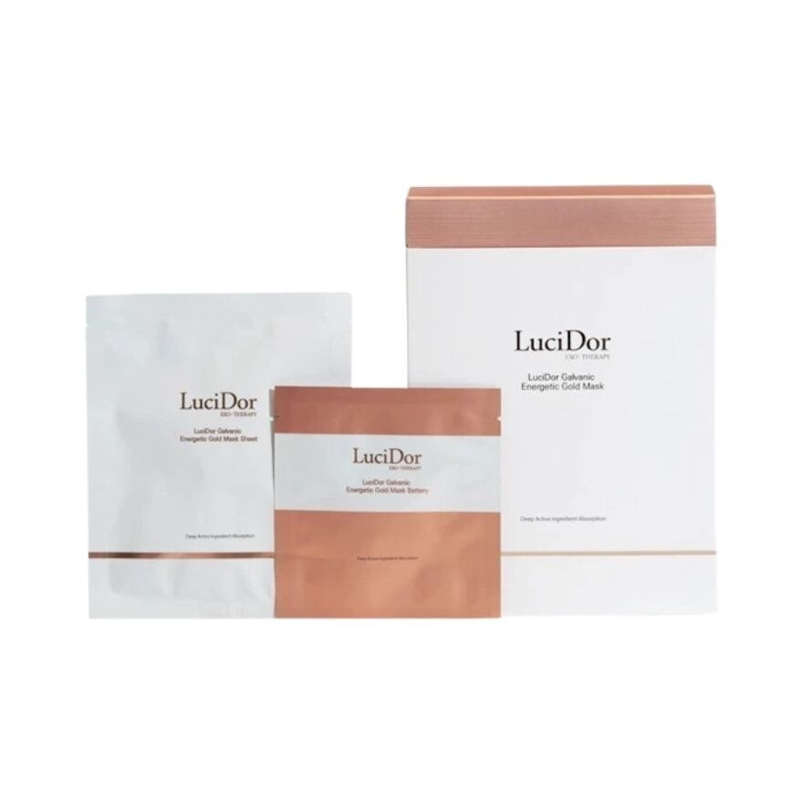 LuciDor Galvanic Energetic Gold Mask 6'S - Gold