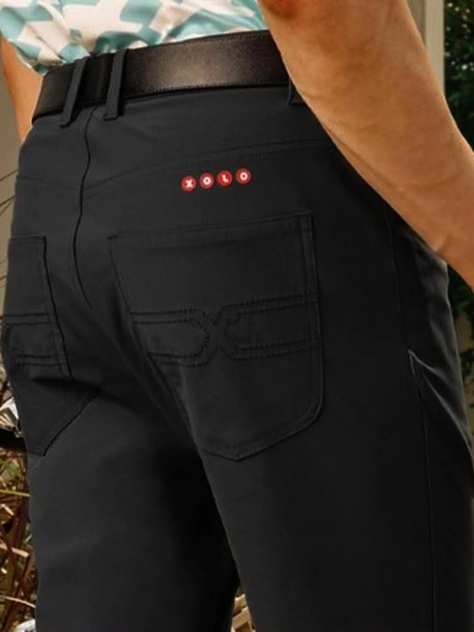 XOLO Black 5-POCKETS GOLF PANTS (039039)