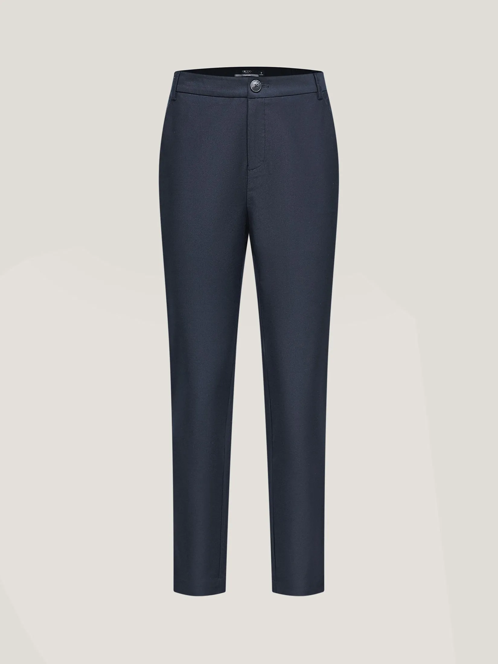 G2000 Women Clothing Cotton Modal Cropped Cigarette Casual Pants  Cropped Cigarette Shape - Navy