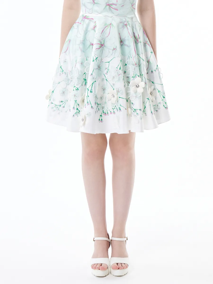 ICONIC WOMEN WHITE MATTY SKIRT