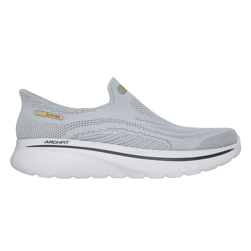 SKECHERS Men Training Shoes Slip-ins® Relaxed Fit®: GO WALK® Arch Fit® N-Joy - Dale Grey - SK108SH654EMTH