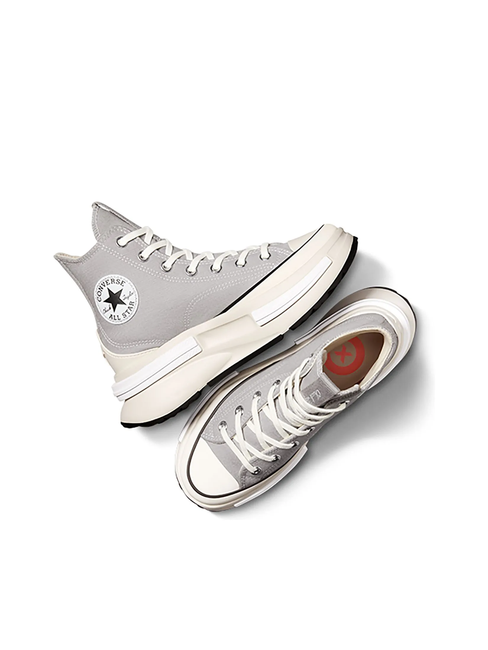 CONVERSE Unisex Sneakers Run Star Legacy Cx Seasonal Color Hi Grey Area/Egret/Black