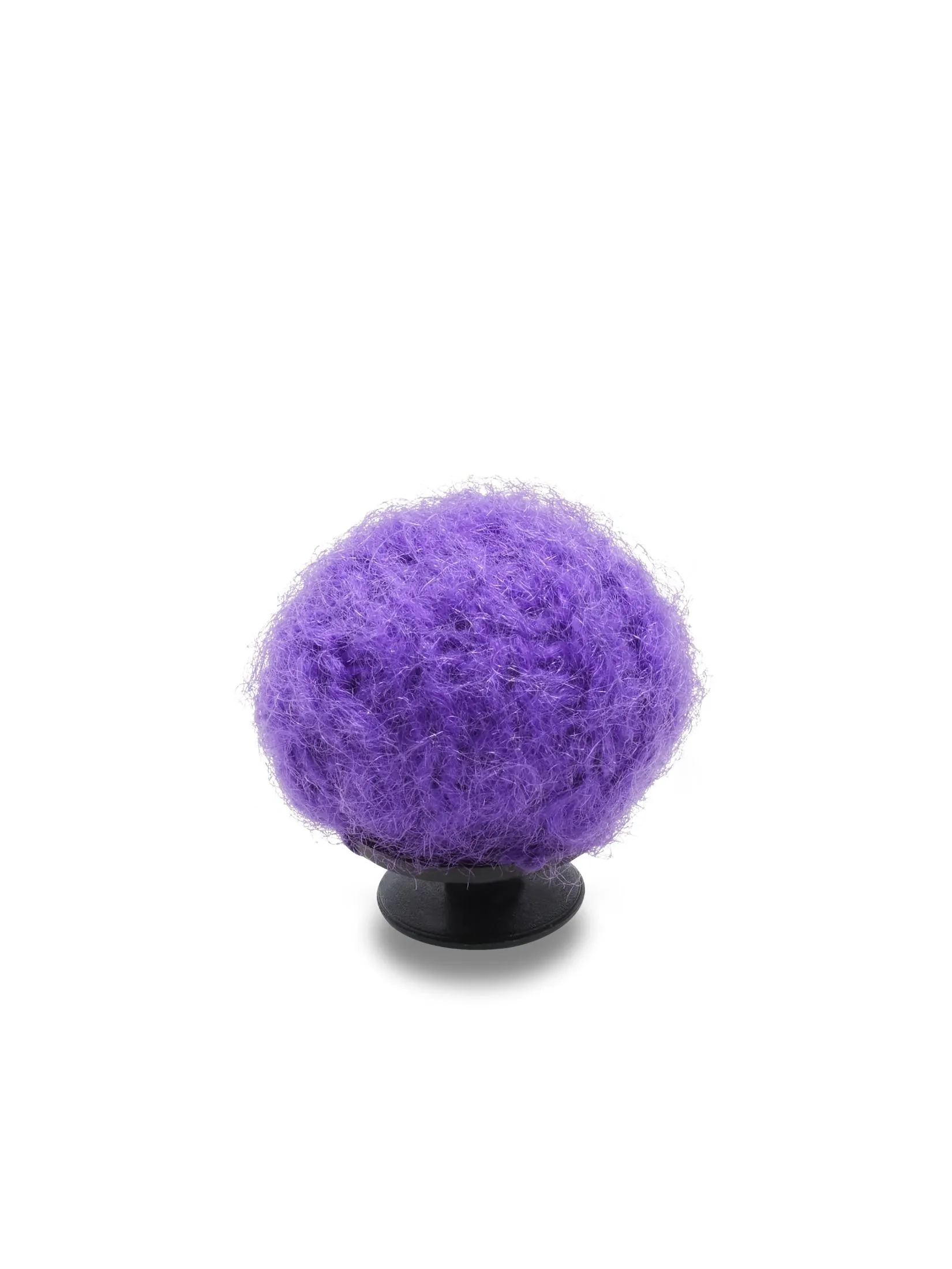 CROCS JIBBITZ™ PURPLE FAUX MOHAIR PUFF