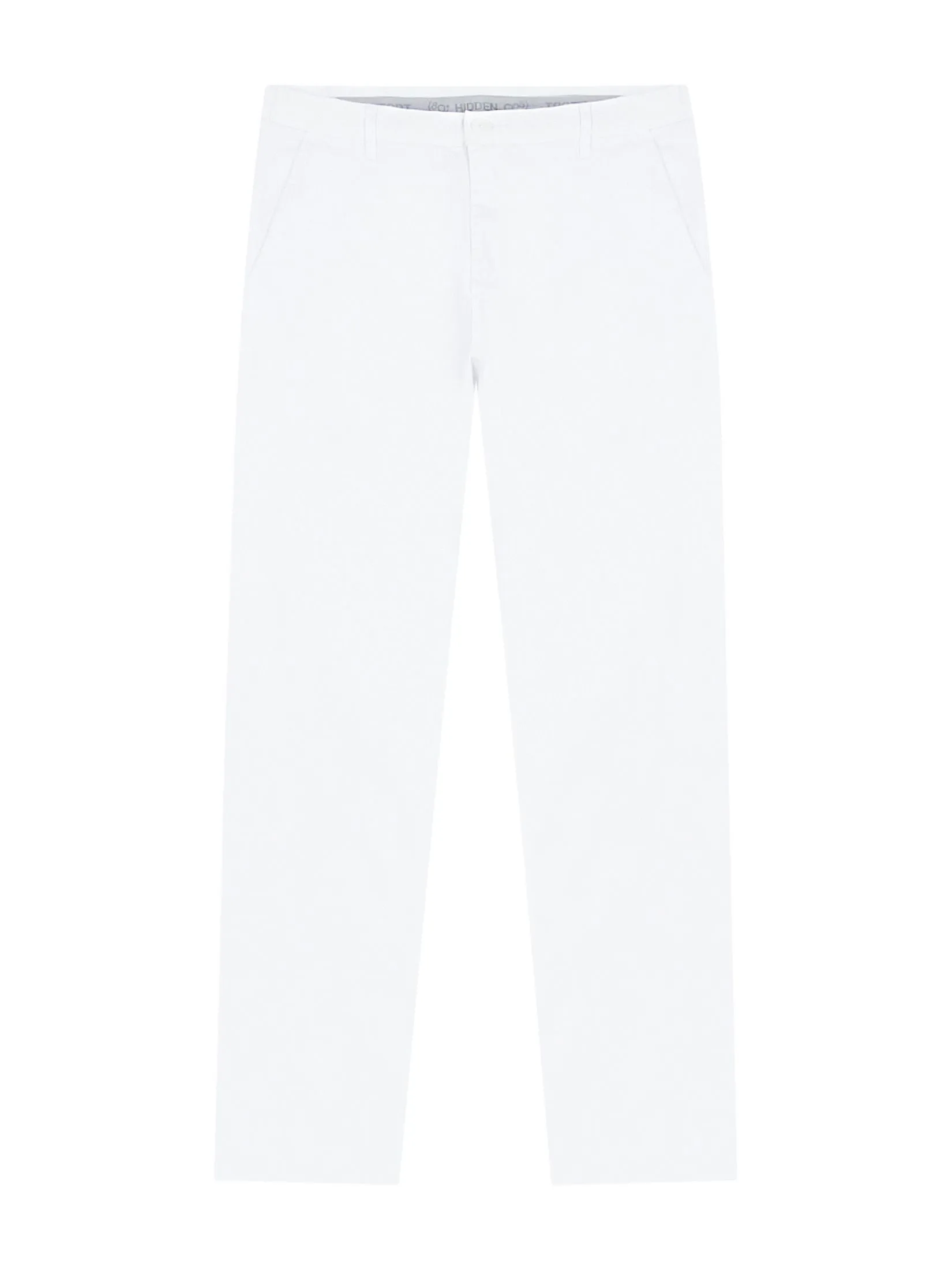 GIORDANO Men's Slim Stretch Khaki Pants (180° Elastic Waist) White
