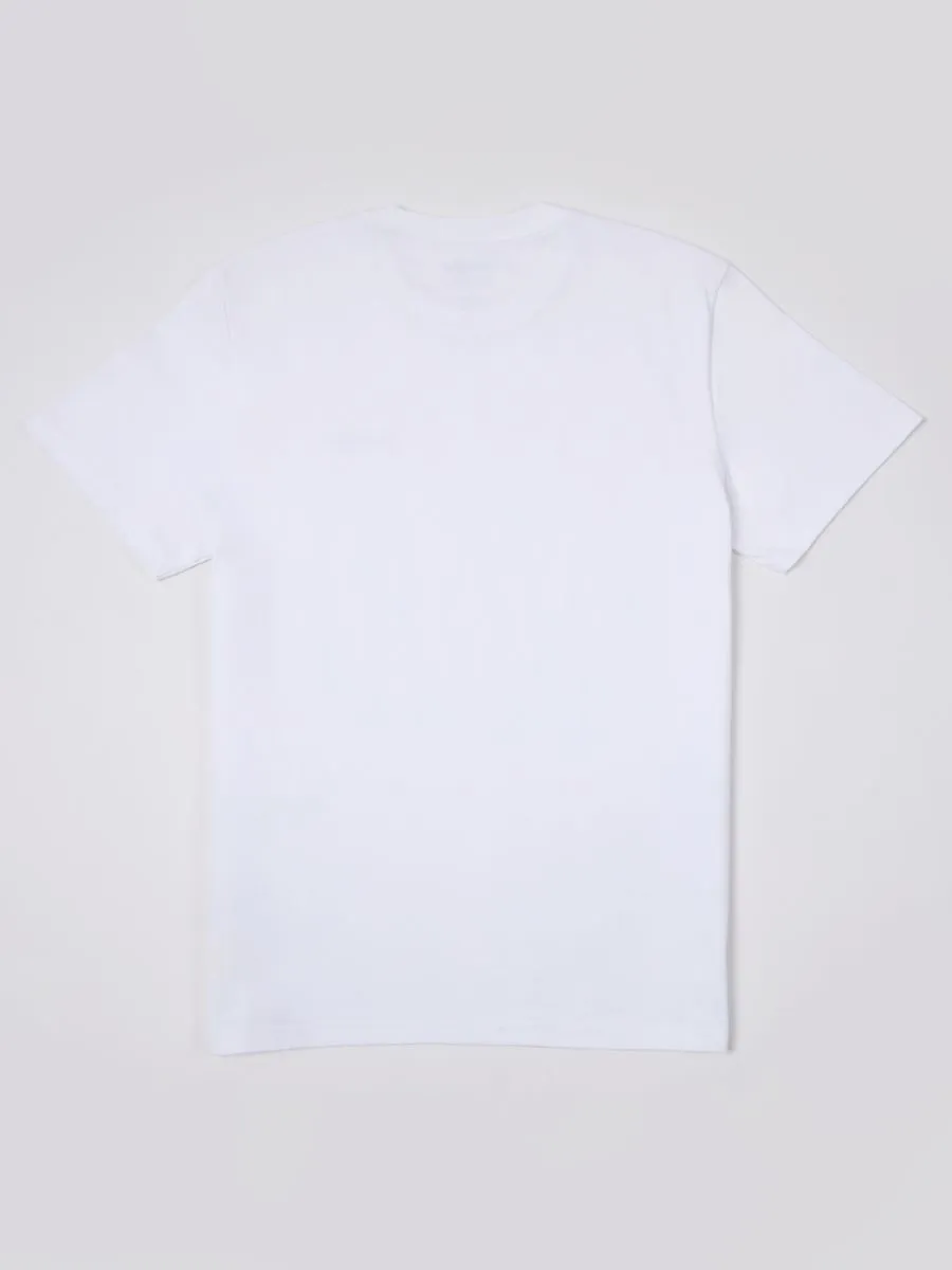 WRANGLER Men's Tee Short Sleeve Regular Fit White