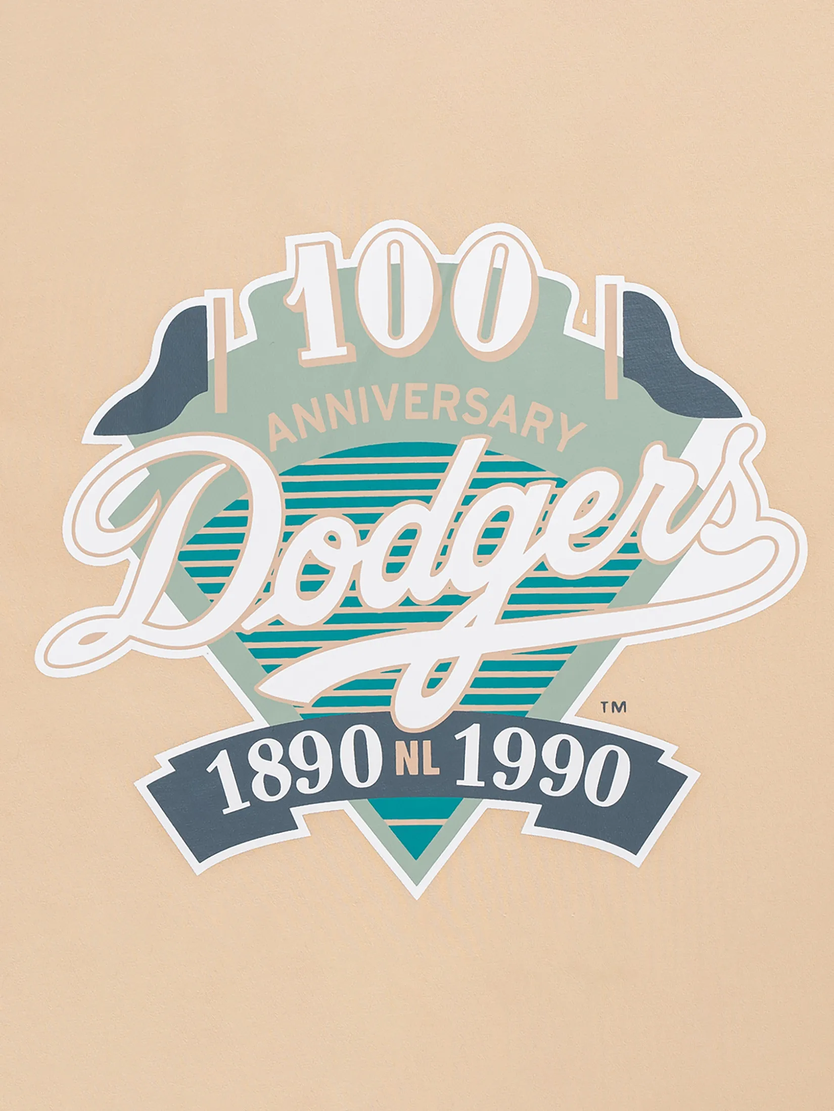 NEW ERA UNISEX SHORT SLEEVE TEE 59FIFTY PACK - SEAGLASS LOS ANGELES DODGERS CO OAT MILK