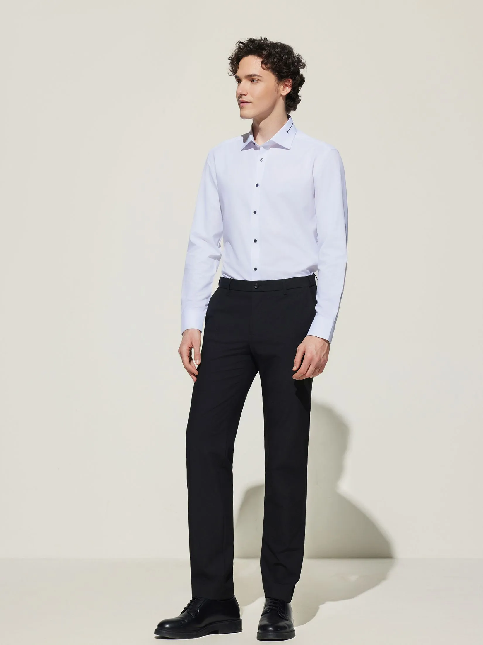 G2000 Men Clothing Non-Iron Dry Stripe Shirt  Smart Fit - 5112337200 - White