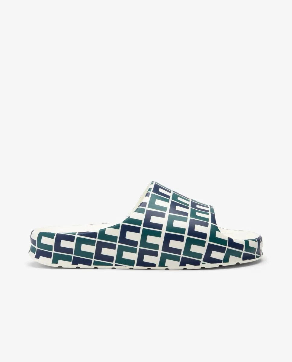 LACOSTE Navy Men’s Serve Slide 2.0 Monogram