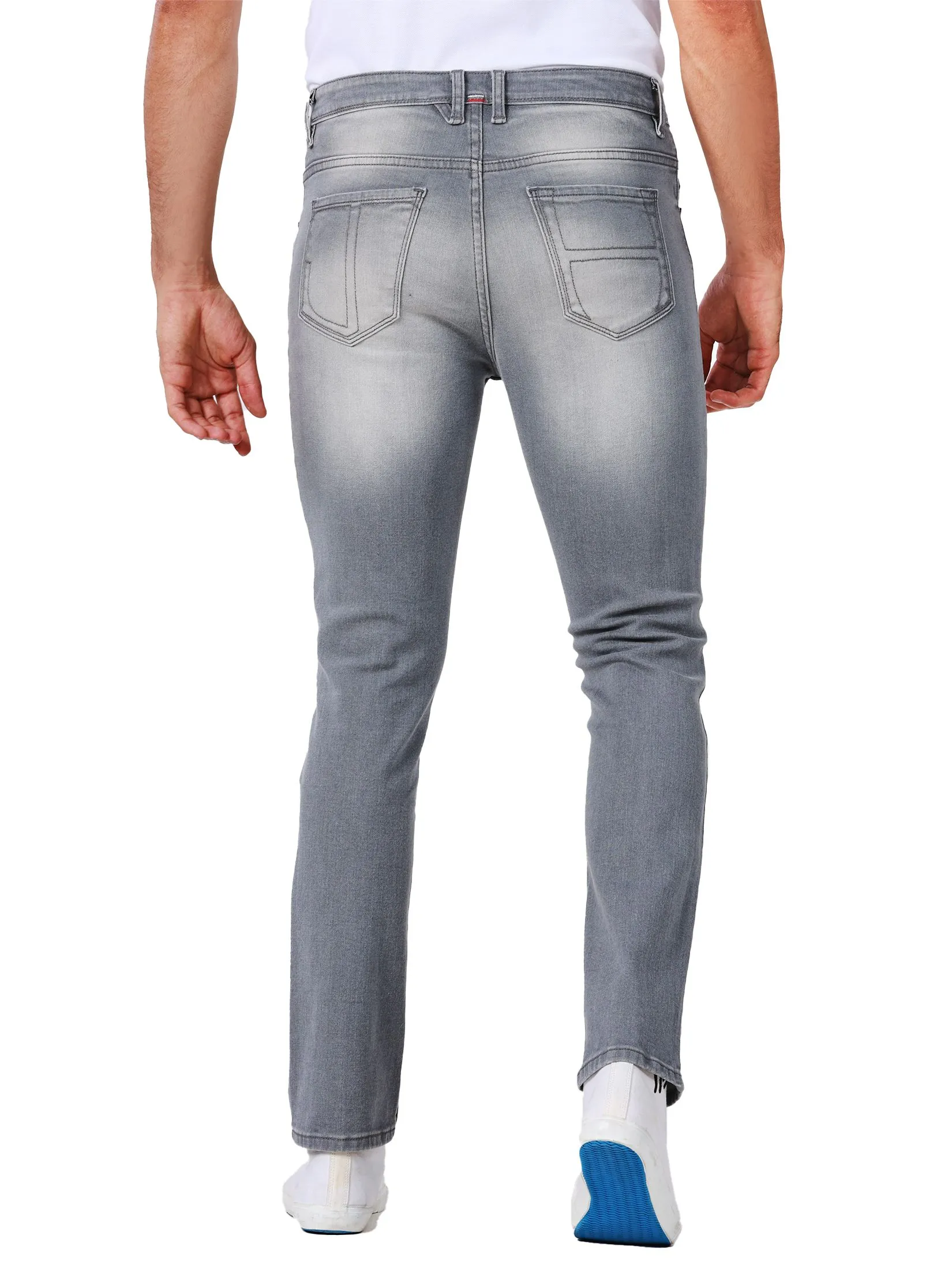 JOHN HENRY Men's Jeans (Skinny Fit) DENIM Grey