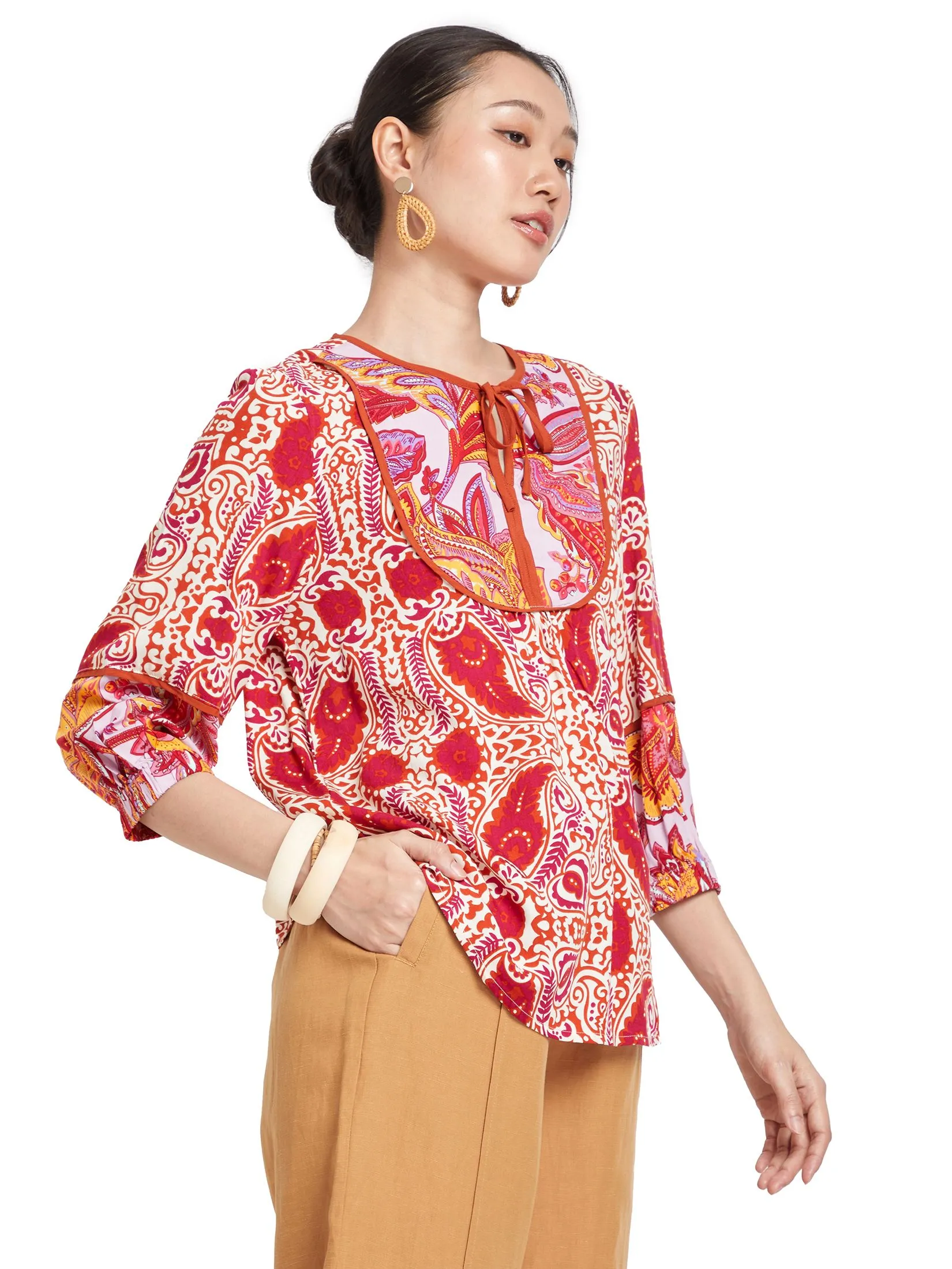 JOURNAL Women Blouse Long Sleeves Viscose Woven