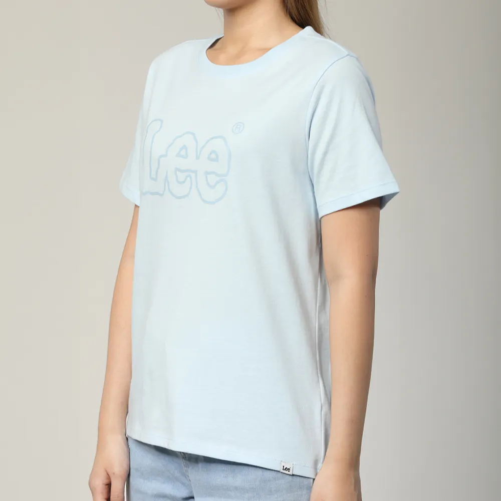 LEE Women s Tee Short Sleeve Regular Fit Blue