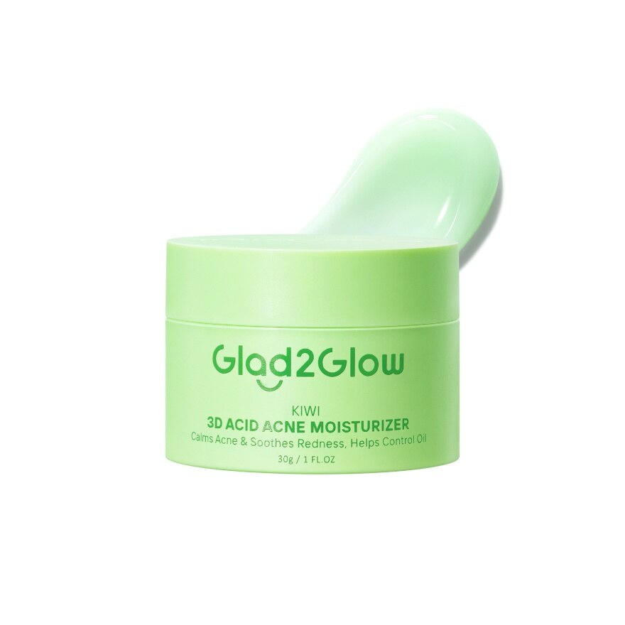 Glad2Glow Moisturizer Kiwi 3D Acid Acne 30 G.