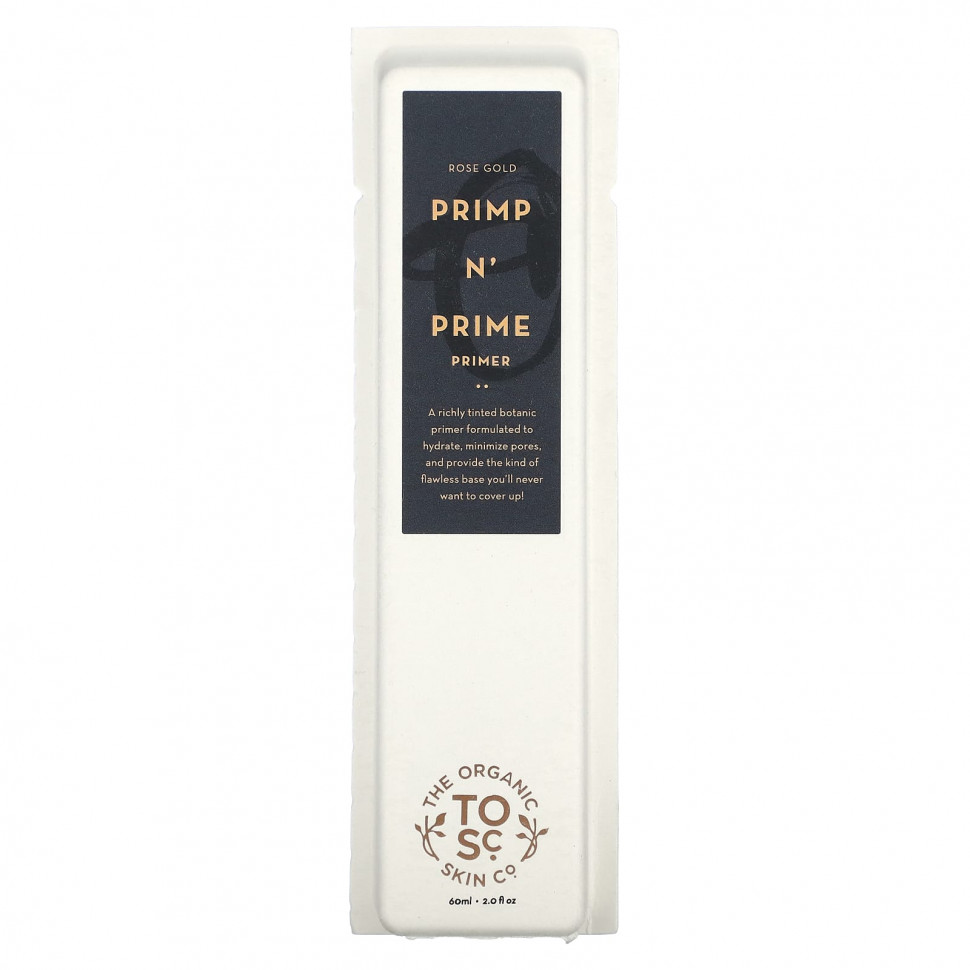 The Organic Skin Co., Primp N Prime Primer, розовое золото, 60 мл (2 жидк. Унции)