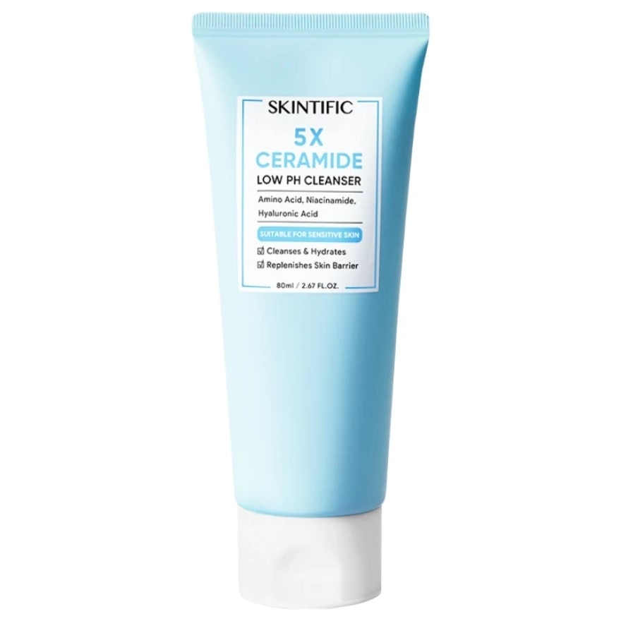 Skintific 5X Ceramide Low pH Cleanser 80 ml.