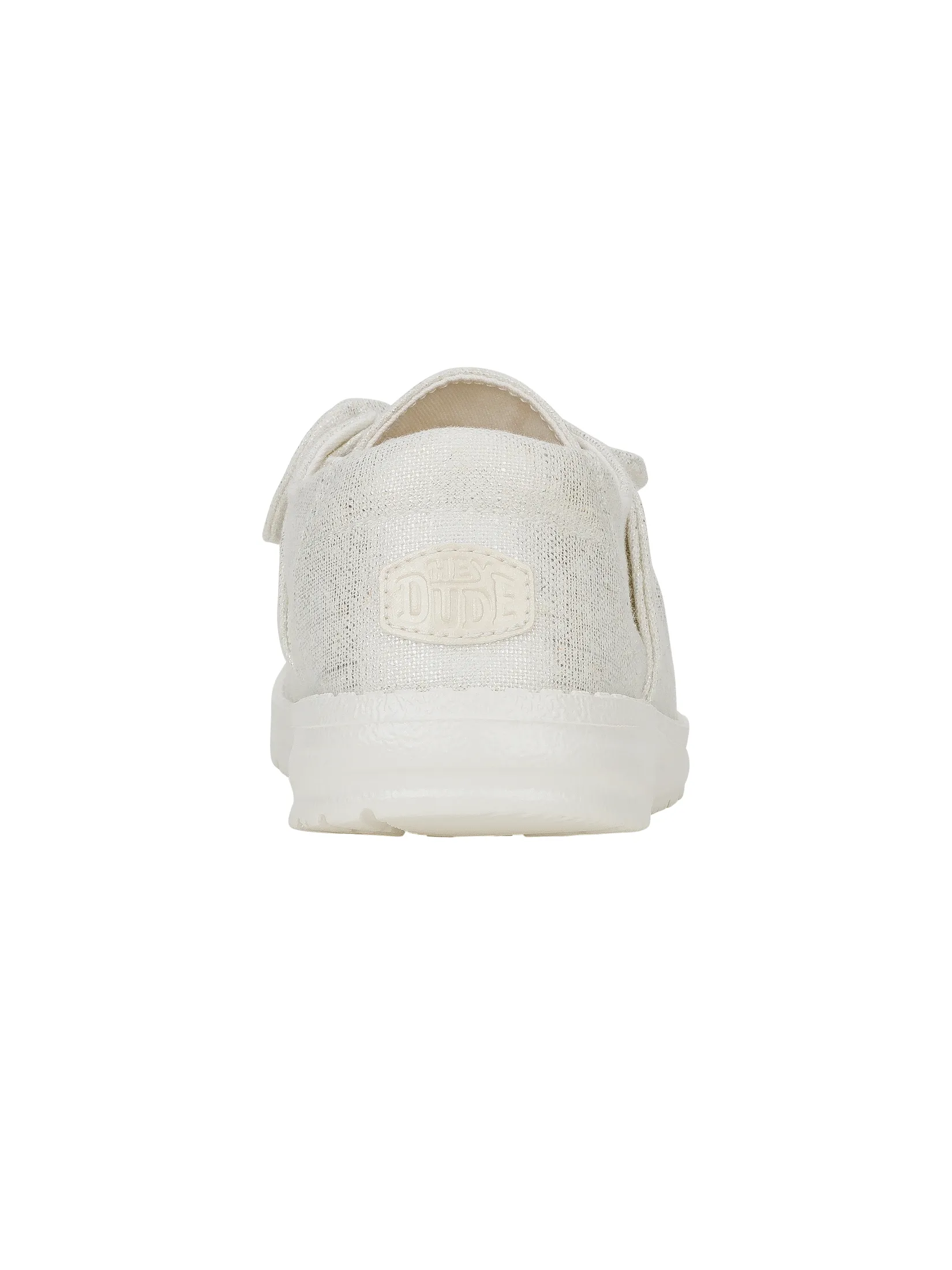 HEYDUDE WENDY BOW SHIMMER - METALLIC SILVER