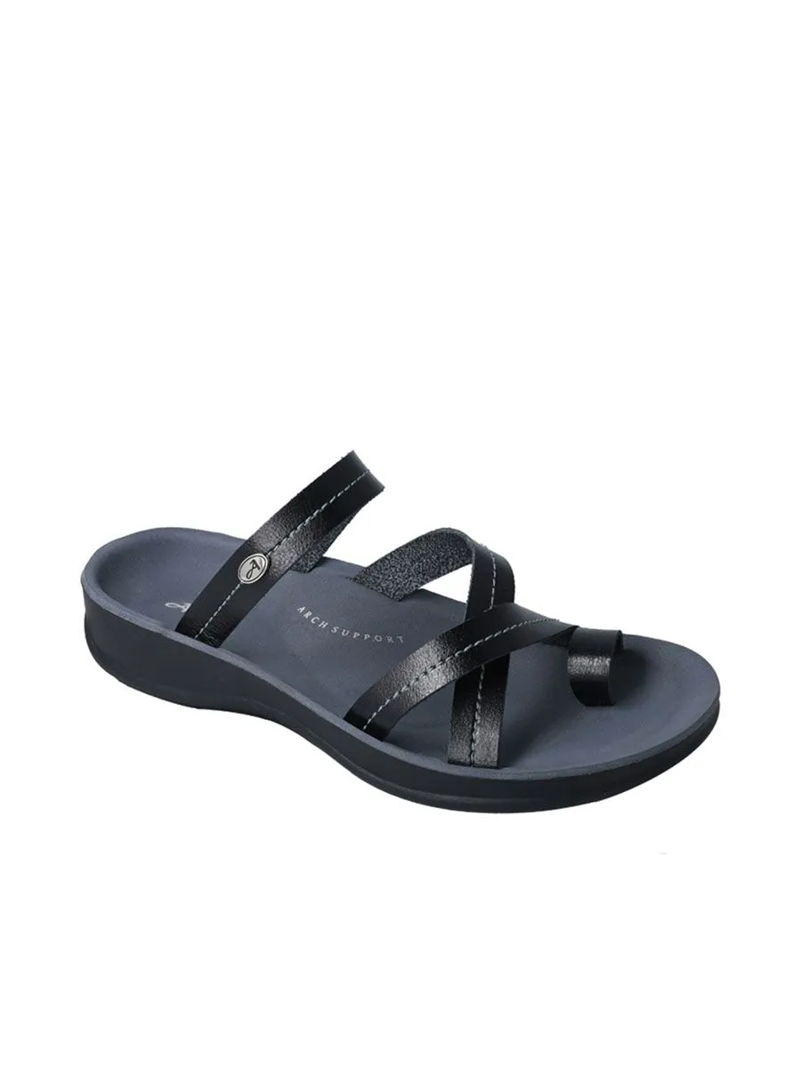 AEROSOFT Flip Flop FW8461 Black Size - 35 EU