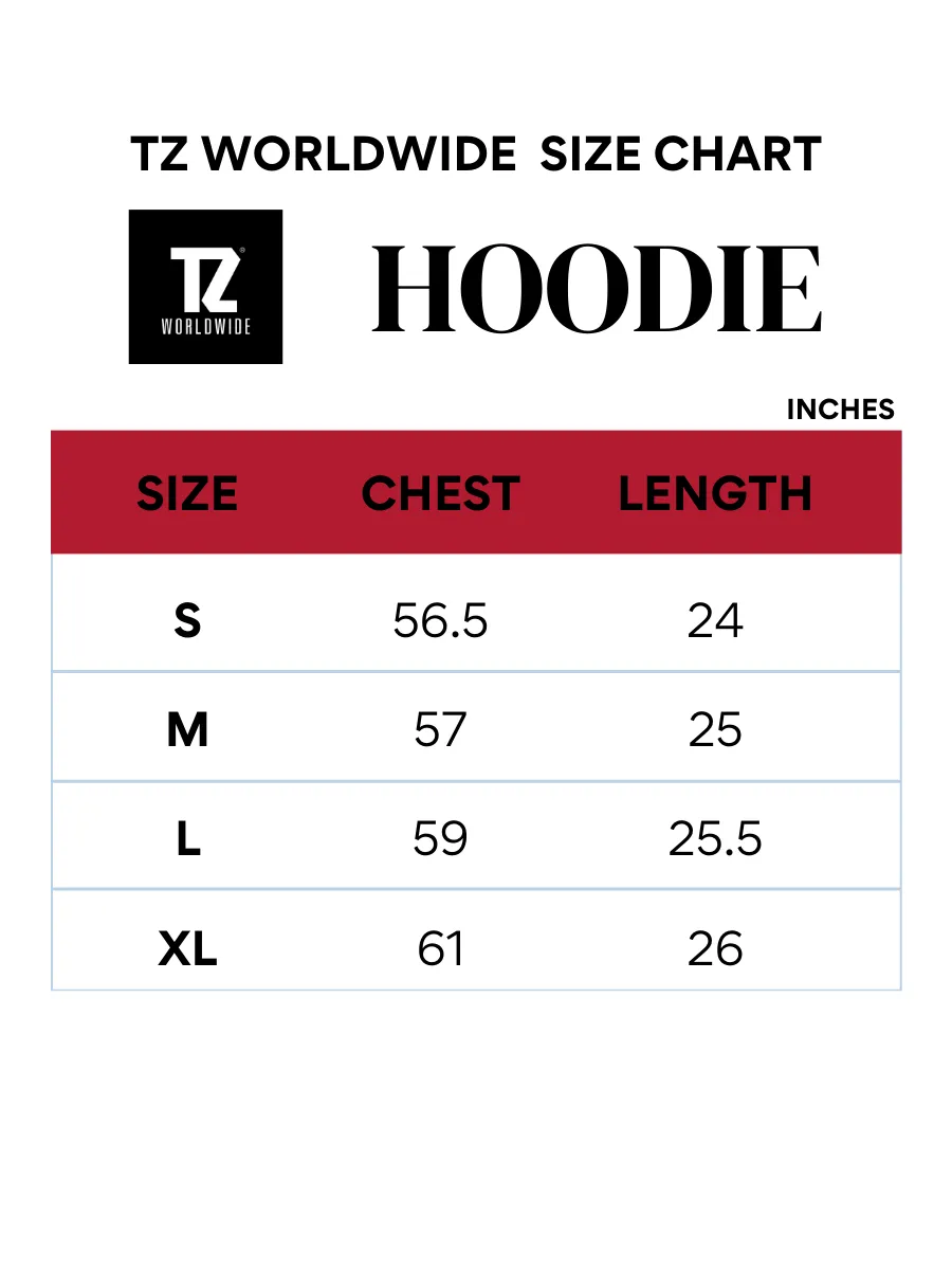 TZ WORLDWIDE Men HOODIE TZ KING PINS HOODIE LIMITED EDITION BLACK