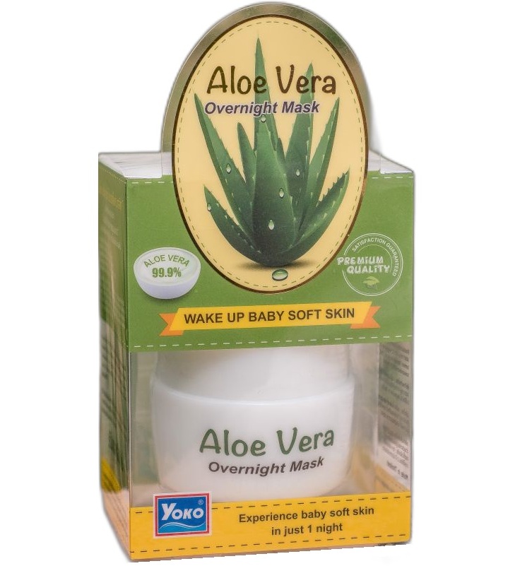 Ночная несмываемая маска с алоэ вера Yoko 50 мл