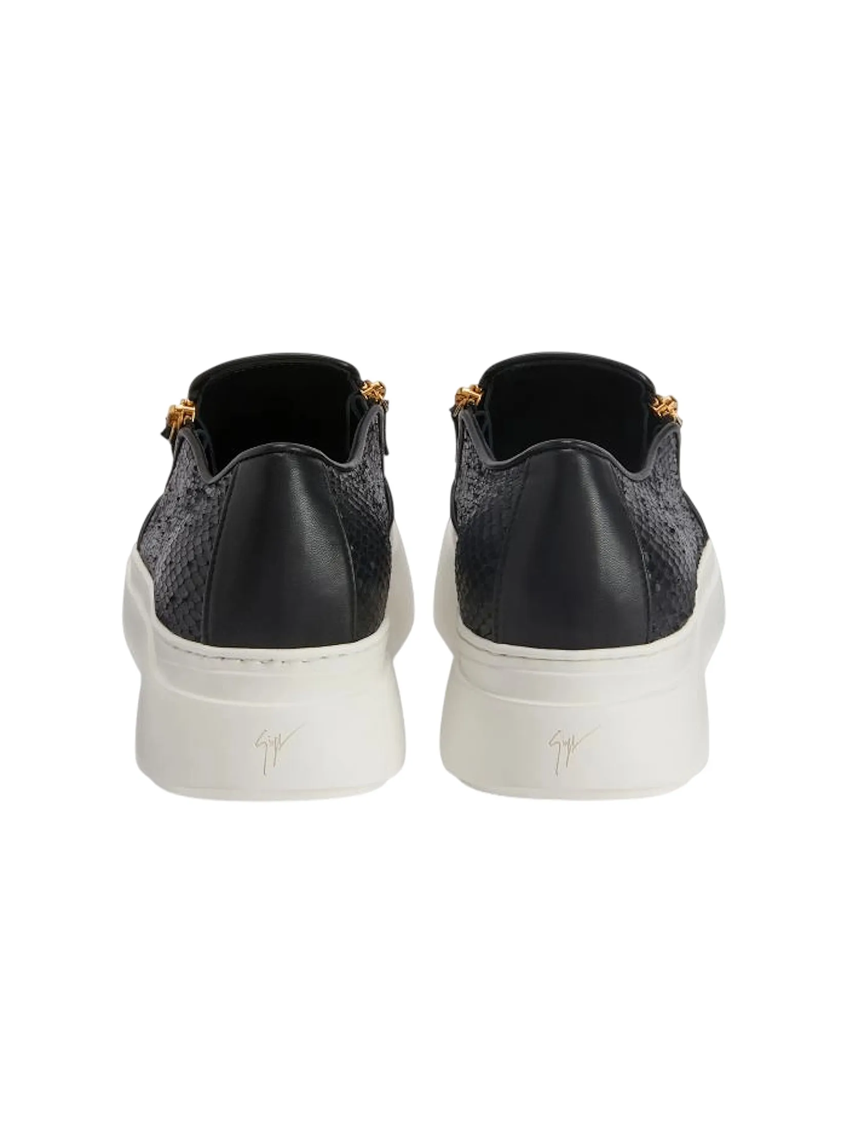 GIUSEPPE ZANOTTI Man Loafers THE GZ MIKE ZIP NERO