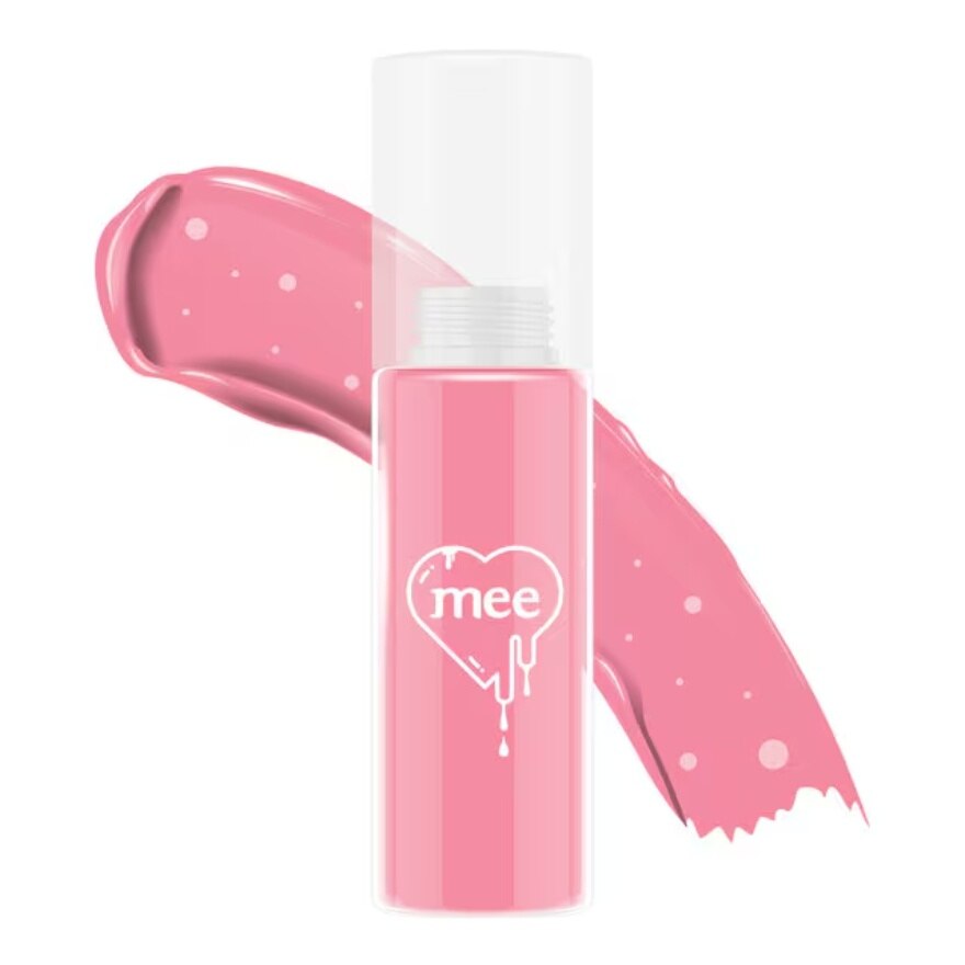 Mee Glossy Lip Oil 2.3g G1Candy Peach - G2 Heart Beach
