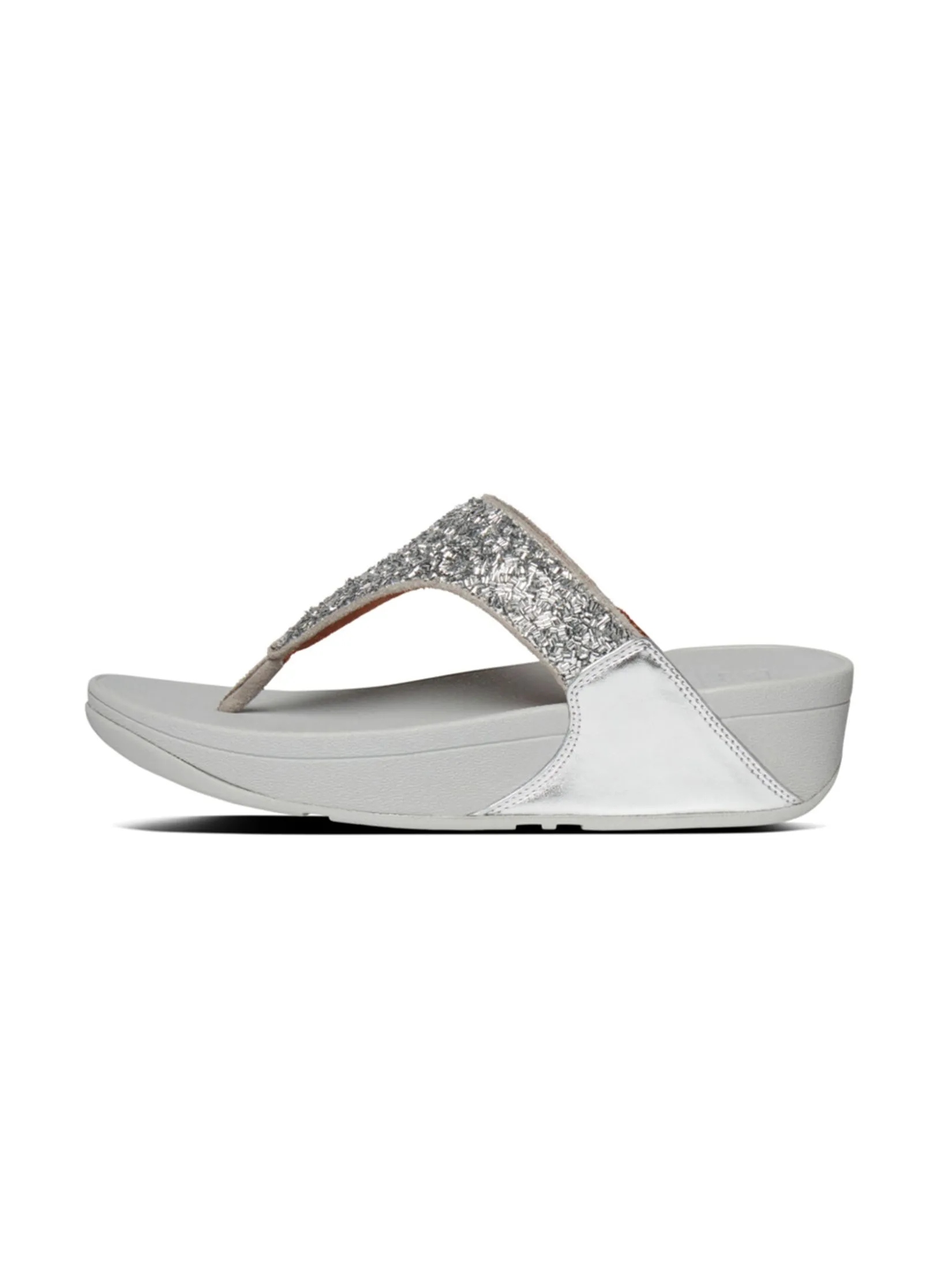 FitFlop™ WOMEN'S COMM-LULU SHIMMERFOIL SILVER