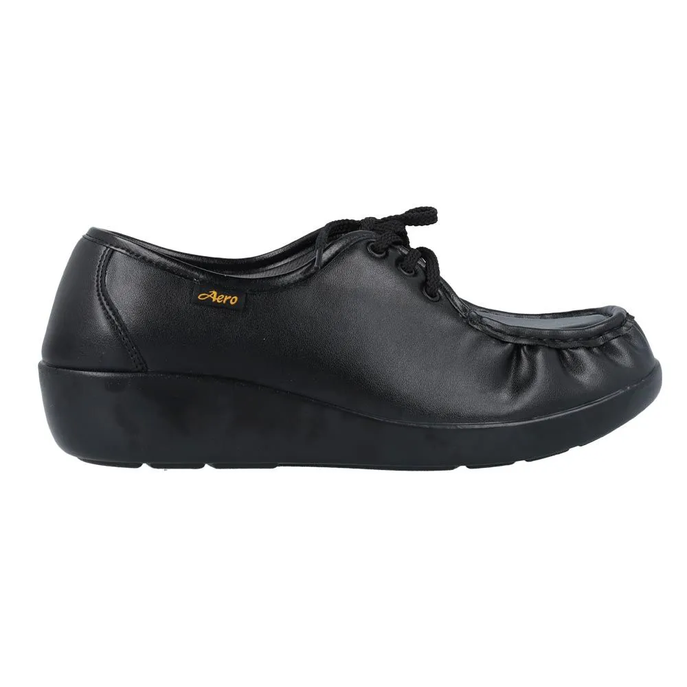 AEROSOFT Black NW9092 Court Shoes