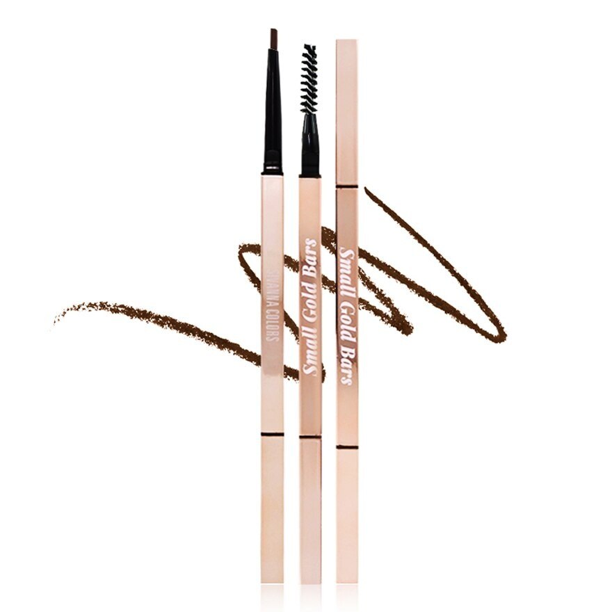 Sivanna Small Gold Bar Eyebrow Pencil 03 - 01 Caramel