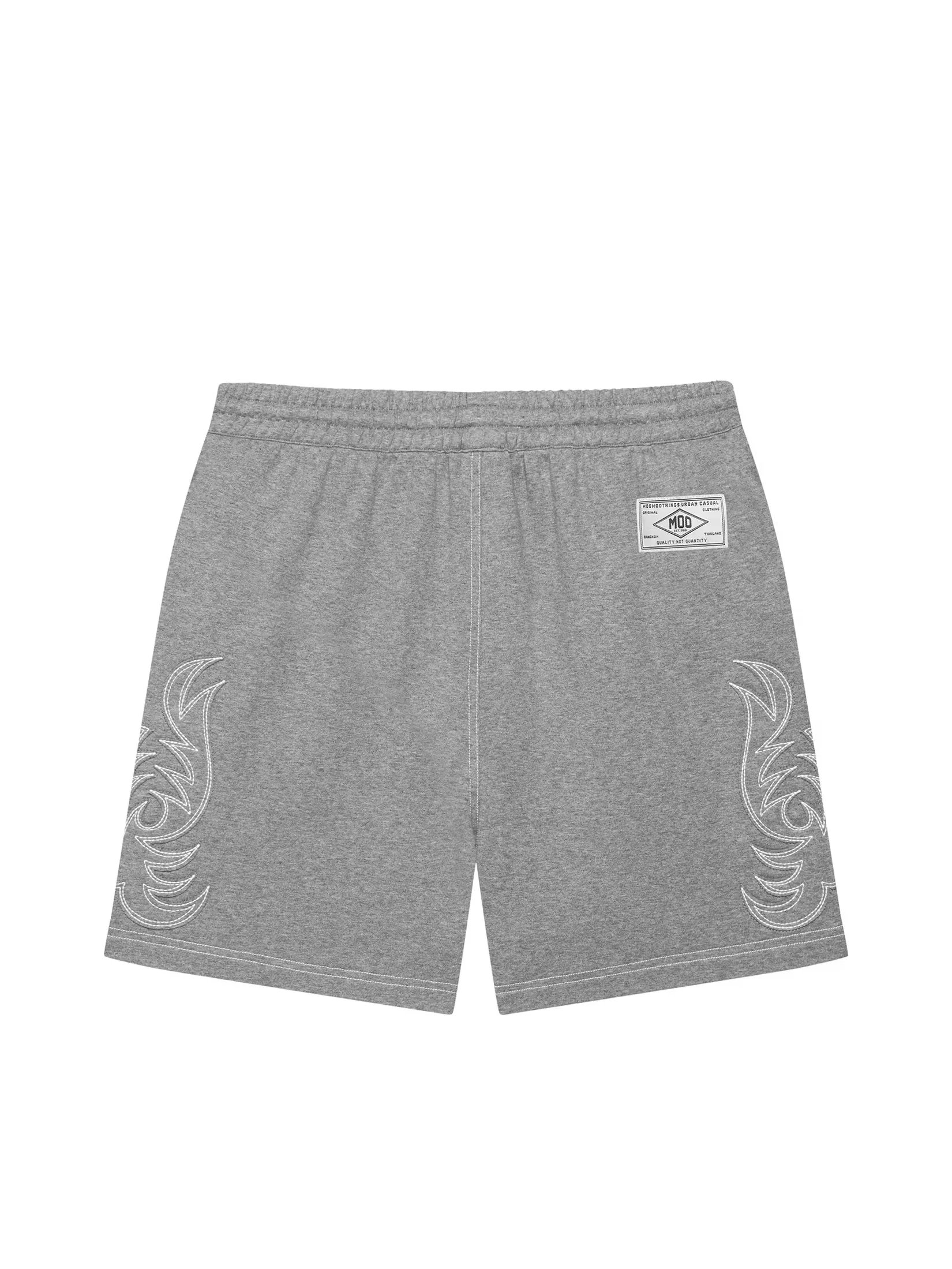 MOO [MOO 1/25] Western Sweat Shorts Gray