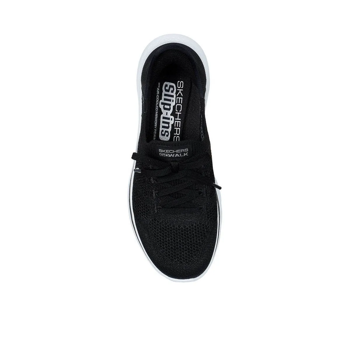 SKECHERS Women Training Shoes Slip-ins®: Go Walk 7™ - Via Black - SK108SH176EATH