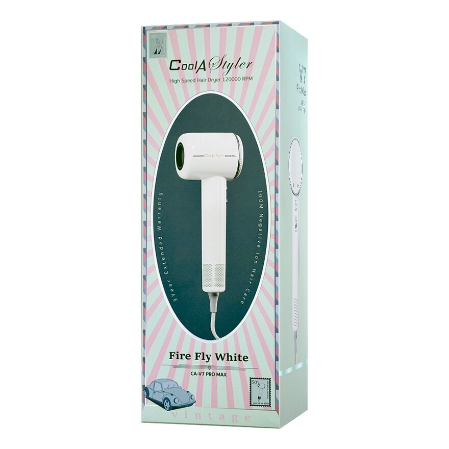 Cool A Styler Hair Dryer High Speed 120000 RPM CA-V7 Pro Max