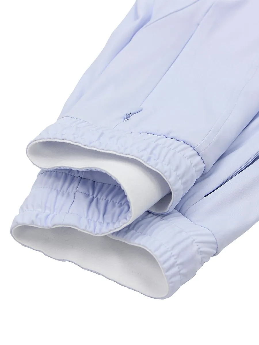 GIORDANO Women's Comfort Warped Knitted Tee (G-Motion) Halogen Blue