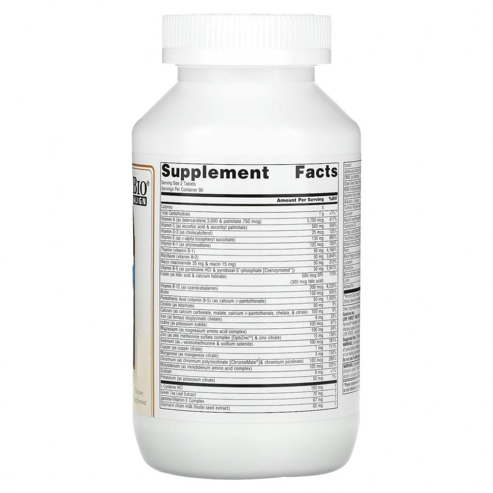 Source Naturals, Life Force Multiple, мультивитамины, 180 капсул