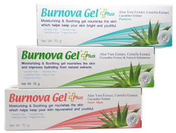 Гель для лица и тела с алоэ вера и водорослями Burnova Gel 70 гр