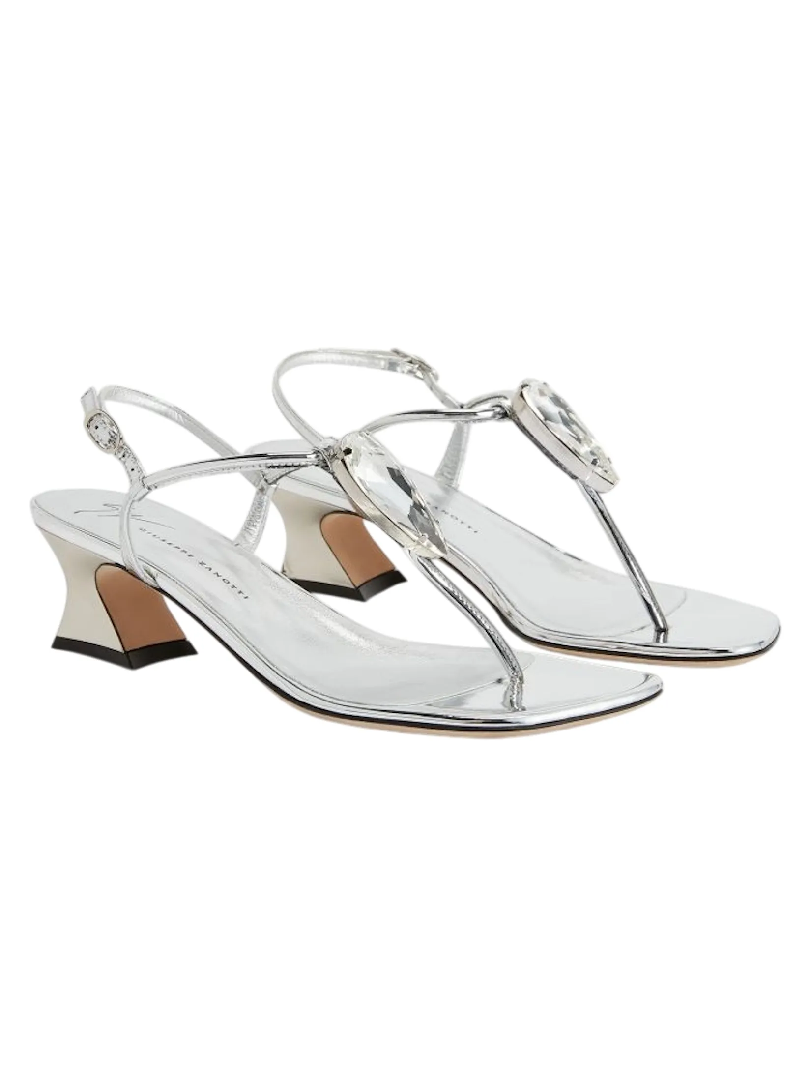 GIUSEPPE ZANOTTI WOMEN HEELS THE ANTHONIA ARGENTO WHITE