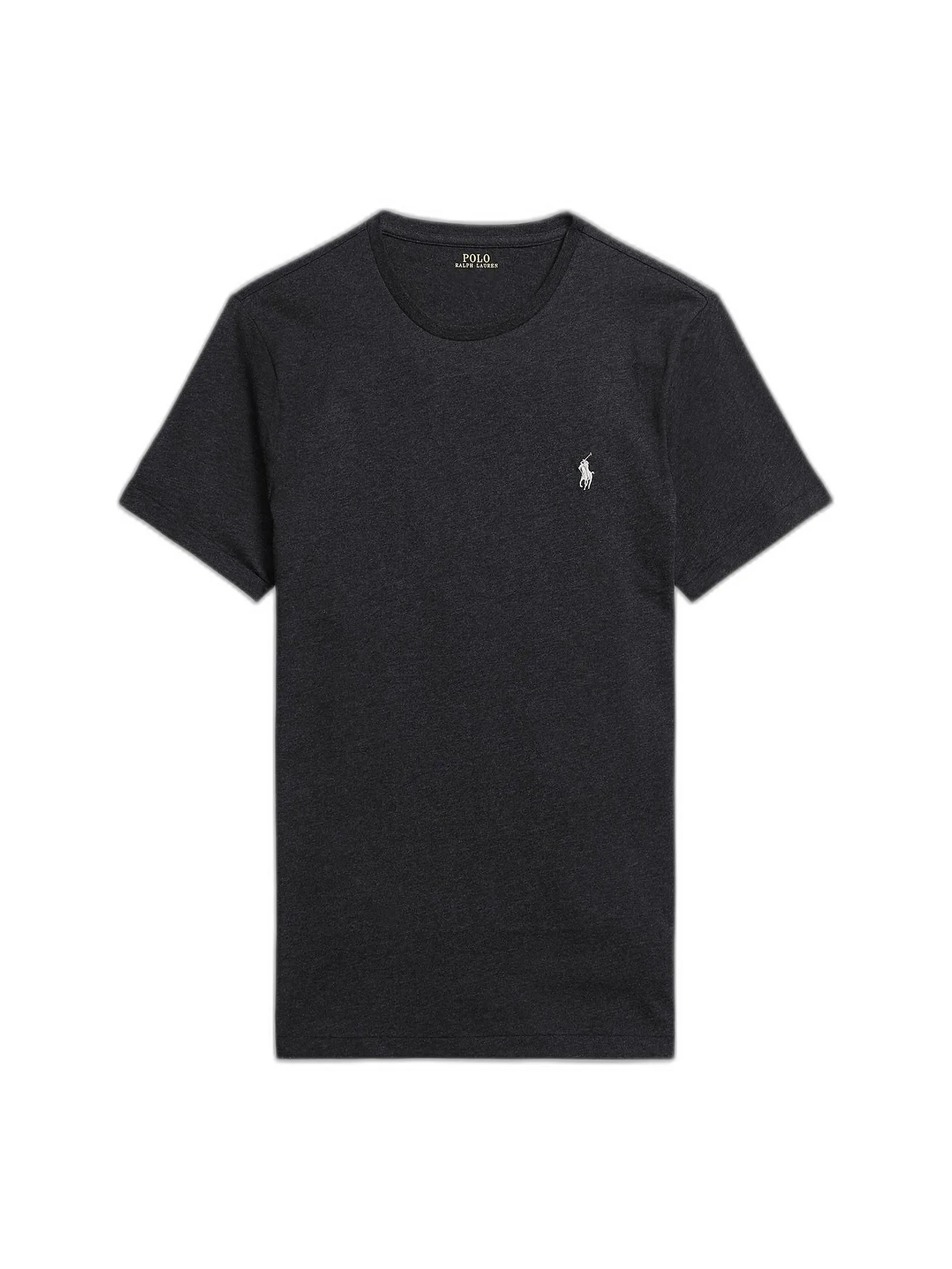 POLO RALPH LAUREN Custom Slim Fit Jersey Crewneck T-Shirt  MNPOTSH1N820684  001 BLACK