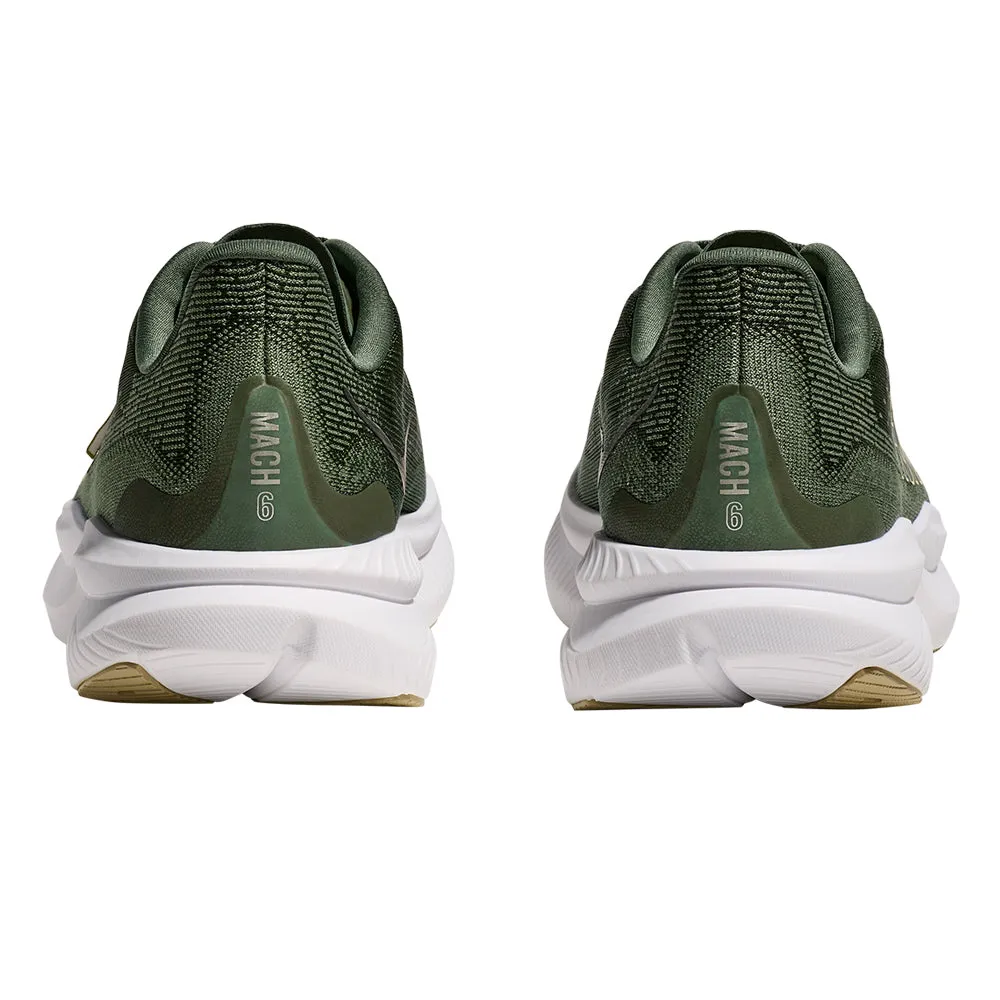 HOKA Mach 6 Men Running Shoes Green - HO229SH114ELTH