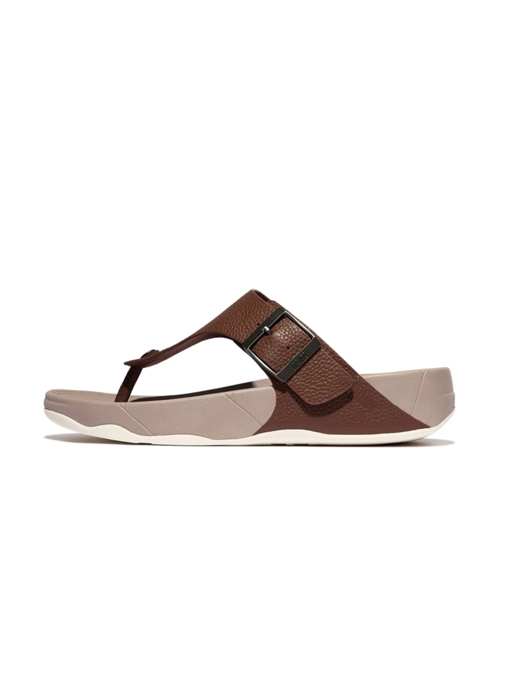 FitFlop™ MEN'S TRAKK II BUCKLE TUMBLE T/P BROWN