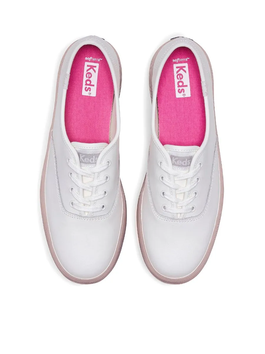 KEDS Women The Platform Lug Translucent Foxing White/Multi