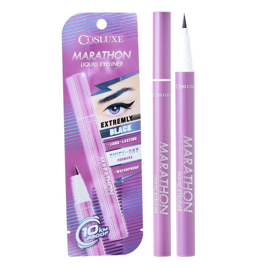 Cosluxe Marathon Liquid Eyeliner 0.05g. Black - Black