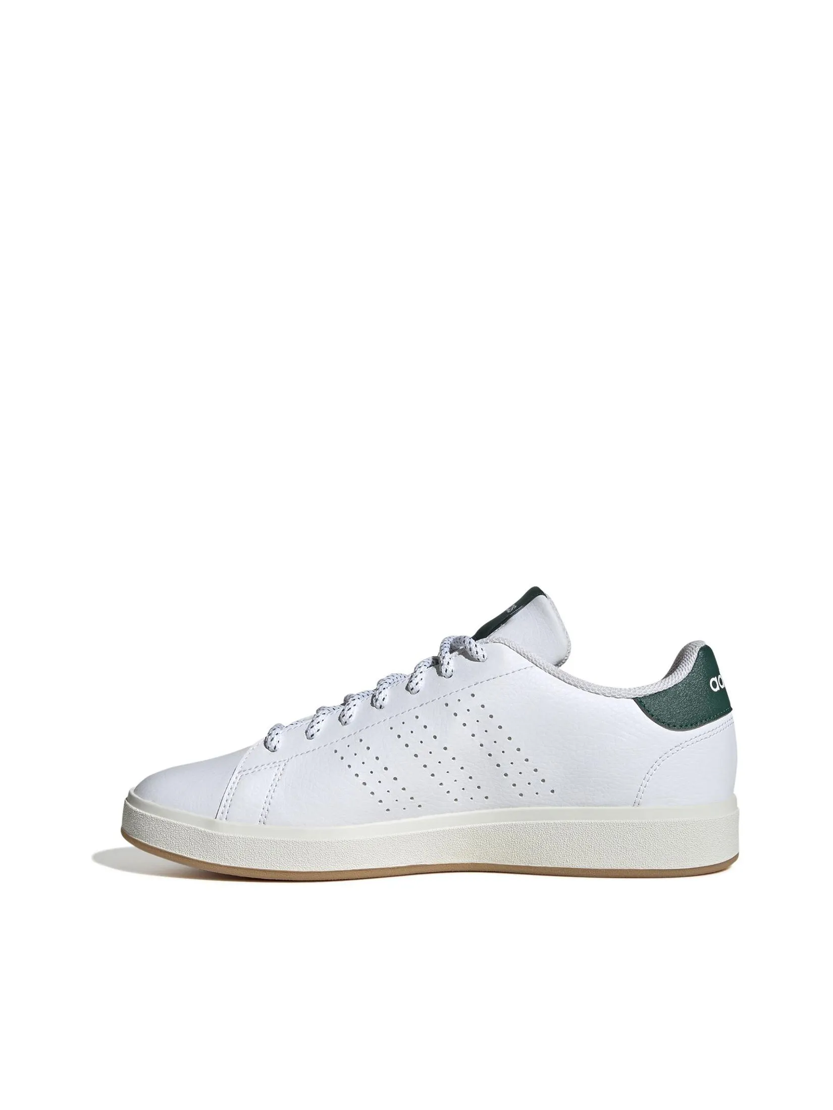 ADIDAS Men Sneakers Advantage Base 2.0 JH8620 Ftwr White / Ftwr White / Collegiate Green
