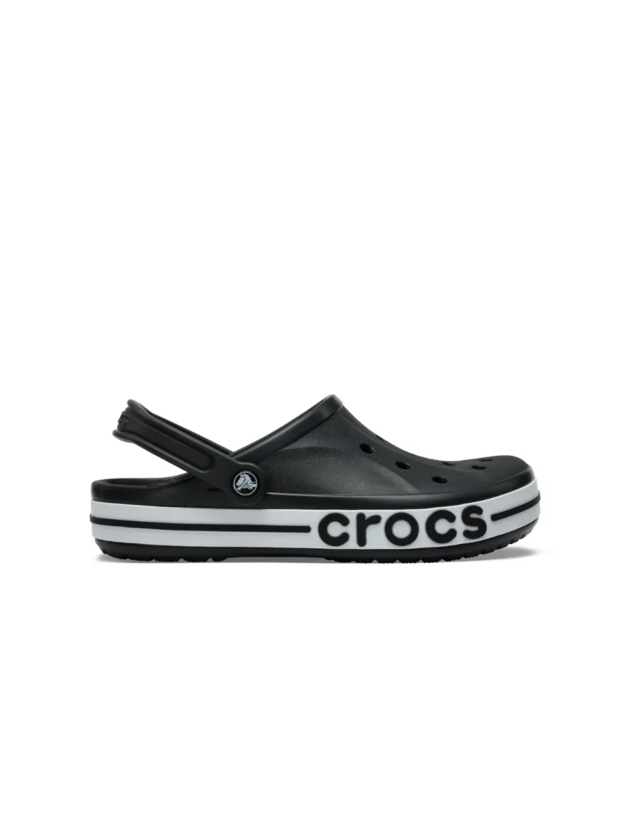 CROCS UNISEX'S BAYABAND CLOG  - BLACK/WHITE