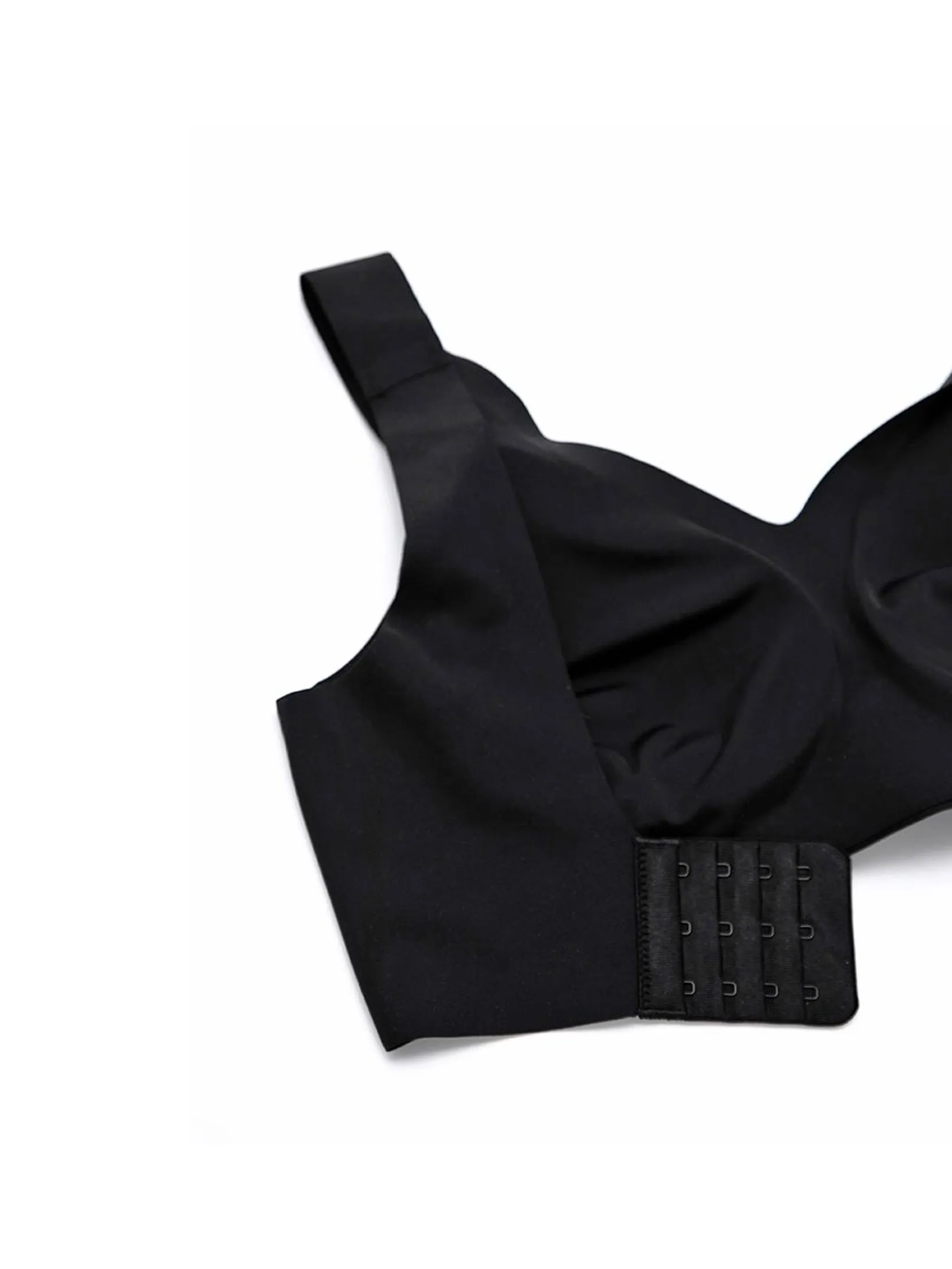 SABINA [Pack 2 Piece] [Online Exclusive]  Perfect Bra Seamless Wireless Bra - Black
