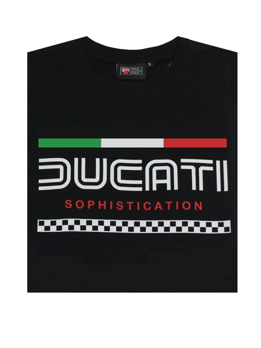 DUCATI BALCK T-shirt for men DCT52 059